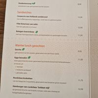 Lunchmenu at Theater Restaurant Môge in Katwijk Aan Zee