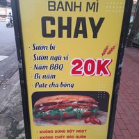 Sign outside at Chay DANAMI in Ho Chi Minh City