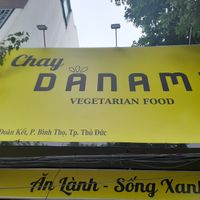It says vegetarian but it's actually vegan at Chay DANAMI in Ho Chi Minh City