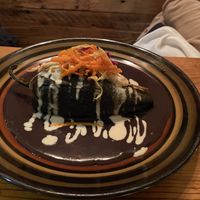 Chile relleno at Dos Perros in Durham