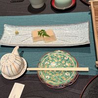 Tofu  at Kanga-An in Kyoto