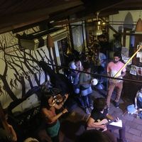 Gorgeous open mic space with great vegan tapas and cheap beer at El Rastrel Etic Cafe in Salamanca