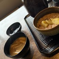 Close-up of the vegan option  at Hanazono-tei in Takamatsu