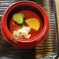 Pickled vegetables  at Hanazono-tei in Takamatsu