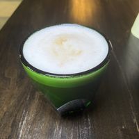 Pistachio cappuccino  at The Barn at The Hope Farm in Fairhope