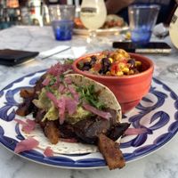 Mushroom Al Pastor Taco  at Ellicottville Brewing Tap + Bottle & Taqueria in Ellicottville