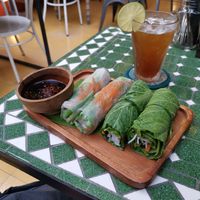 Fresh summer rolls at Prem Bistro and Cafe in Ho Chi Minh City
