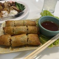 Spring rolls   at The Rice and Healthy Food ข้าวทิพย์ แอนด์ เฮลท์ฟู้ด in Bangkok