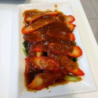 Mock meat in sauce.  at The Rice and Healthy Food ข้าวทิพย์ แอนด์ เฮลท์ฟู้ด in Bangkok