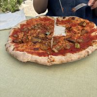 Marinara with courgette, and aubergine  at Buenos Aires in Naples