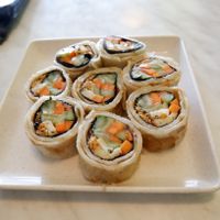 Seaweed Wholewheat Roll. at Green Meadow Health Cafe in Petaling Jaya