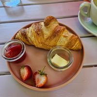 Veganes Croissant at Café Tally's in Waechtersbach