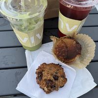 Breakfast cookie and muffinns  at Convive Coffee in Pittsburgh