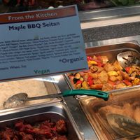 Clearly marked vegan options at Monadnock Food Co-op in Keene