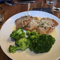 Vegan Chicken and Broccoli at Bar Ellis in Noblesville