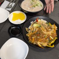 kong-guksu & japchaebap at Dongchun - 동춘 in Seoul
