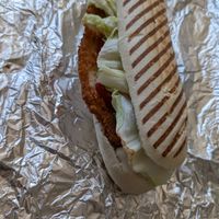 Schnitzel Sandwich at Vegan World Food Truck  in Bad Voslau
