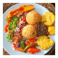 Vegan Plate at Keepin' It Real in Toucari