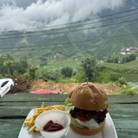 Burger  at Sapa Vegan Restaurant in Sapa