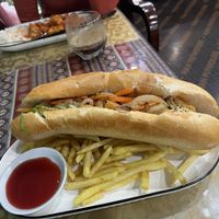 banh mi  at Sapa Vegan Restaurant in Sapa