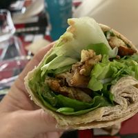 Popcorn tofu wrap…yum!   at North Coast Co-op in Arcata