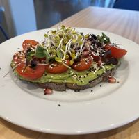 Avocado Toast  at Lilly's Deli in Munich