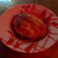 Peanut Butter & Jelly Pasty with no dairy (whipped cream or ice cream) at Cornish Pasty Co in Las Vegas