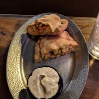 Cauliflower Curry at Cornish Pasty Co in Las Vegas