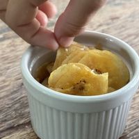 Fried banana chips  at Chévere in Siargao