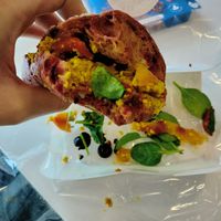 Just couscous, peppers and spinach! at Cafe Sora in Dublin