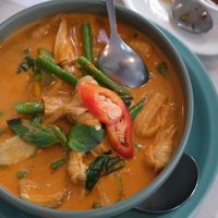 The red curry with Tofu Skin is a bombbbbbbn at Baan Ying - Dusit Suites Hotel in Bangkok