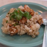 Favvv! Stir-fried sticky rice at Baan Ying - Dusit Suites Hotel in Bangkok
