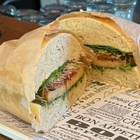 Tofu teriyaki sandwich  at Radhika food bar in Givat Ada