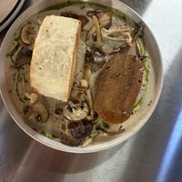catroast and shrooms  at FatCat Delikatessen in Bratislava