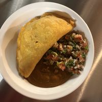 empanada  at FatCat Delikatessen in Bratislava
