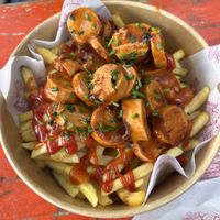 Currywurst fries   at JUNK SOUL York in York