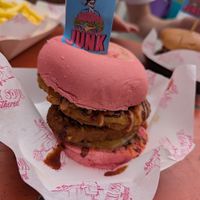 Jerk pineapple burger at JUNK SOUL York in York