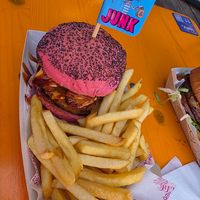 Jerk pineapple burger at JUNK SOUL York in York