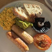 Plant-based breakfast  at Rockwater Branksome Roof Terrace in Poole
