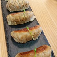 Handmade gyoza at ikinokoru - Plant-based Japanese Cuisine in Batam