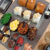 Sushi platter at ikinokoru - Plant-based Japanese Cuisine in Batam