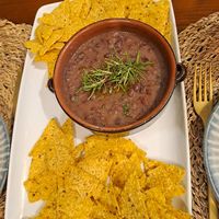 Spicy beans (Mexican recipe) at Ristorante Paquito in Messina