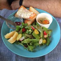 breakfast toast at The PINK WEED Cafe in Kobe