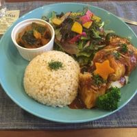 Seasonable meal December 2015 at The PINK WEED Cafe in Kobe