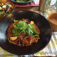 vegan gumbo  at The PINK WEED Cafe in Kobe