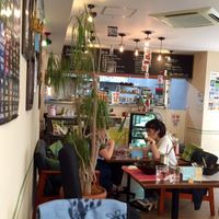 love this place!  at The PINK WEED Cafe in Kobe