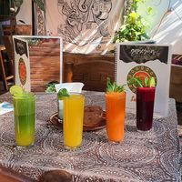 Jugos at Ganesha Restaurante Vegetariano in Cuautla