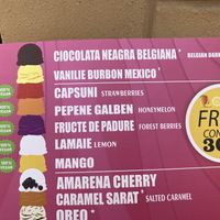 Menu  at Heiss & Eis 2 in Sibiu