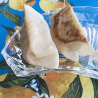 Vegan gyoza at Green Mountain Ramen in Brattleboro