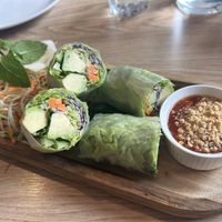 Avocado summer rolls   at Chanapa in Tullamore